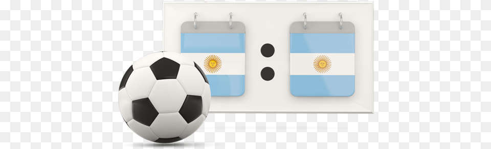 Football With Scoreboard Illustration Of Flag Argentina Flag, Ball, Soccer, Soccer Ball, Sport Free Transparent Png