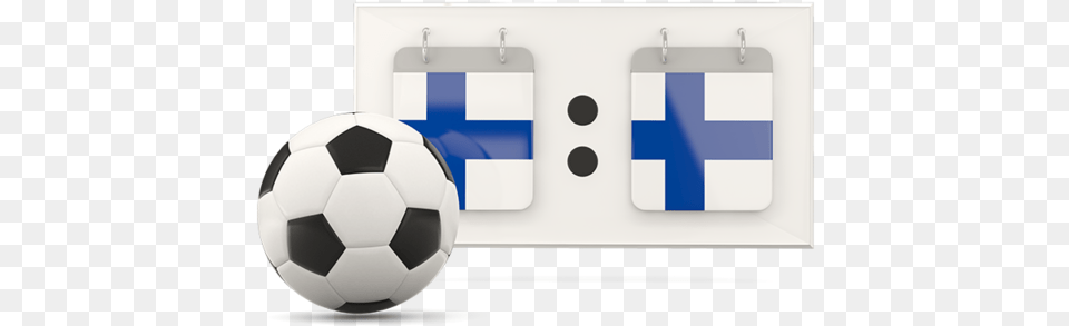 Football With Scoreboard Illustration Of Flag Finland Flag, Ball, Soccer, Soccer Ball, Sport Free Png