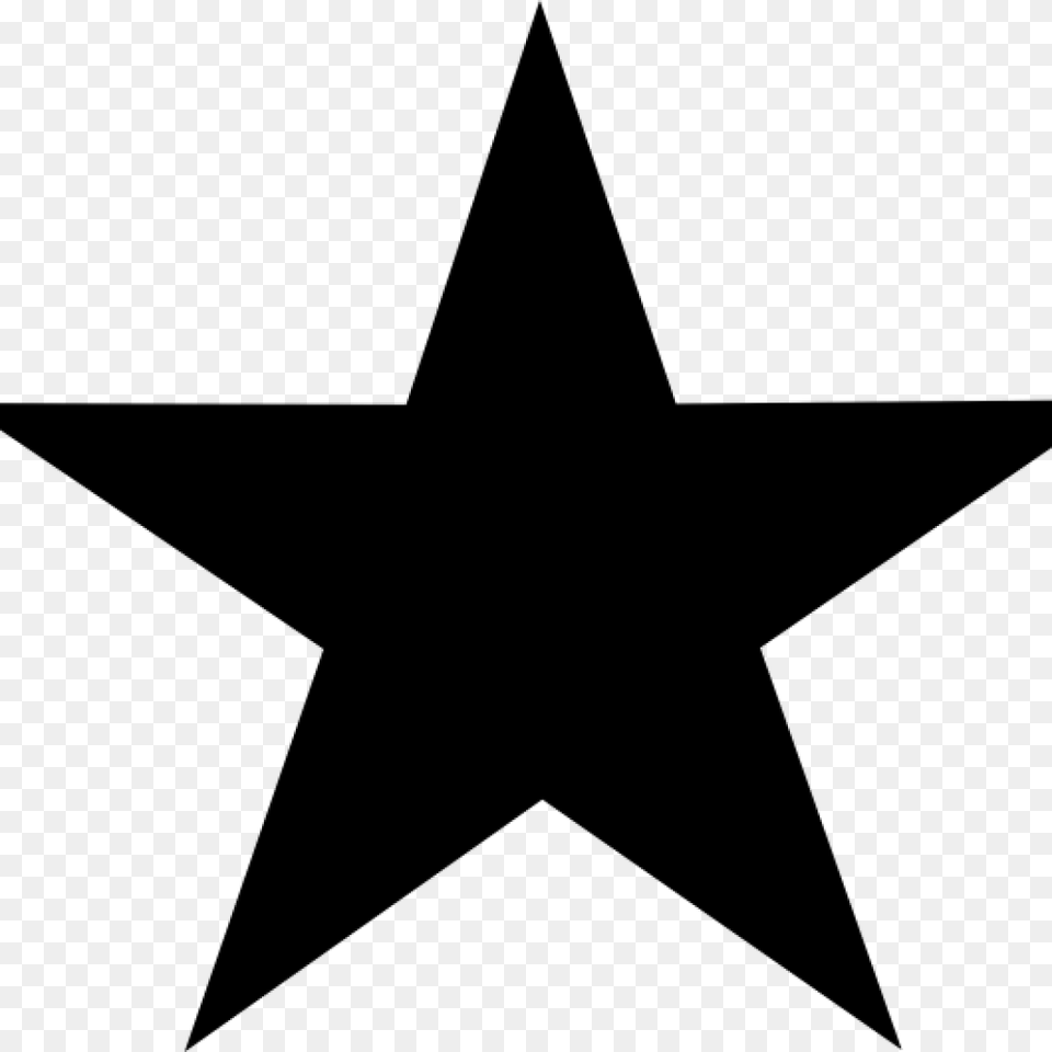 Football With Stars Clipart Clip Art Black And White 5 Point Star, Gray Png