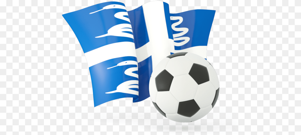 Football With Waving Flag Illustration Of Martinique Ball Football Vietnam, Soccer, Soccer Ball, Sport Free Png Download
