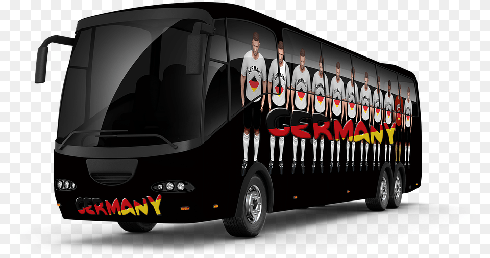 Football World Cup 2018 World Cup Football 2018 Transparent, Bus, Transportation, Vehicle, Tour Bus Png Image
