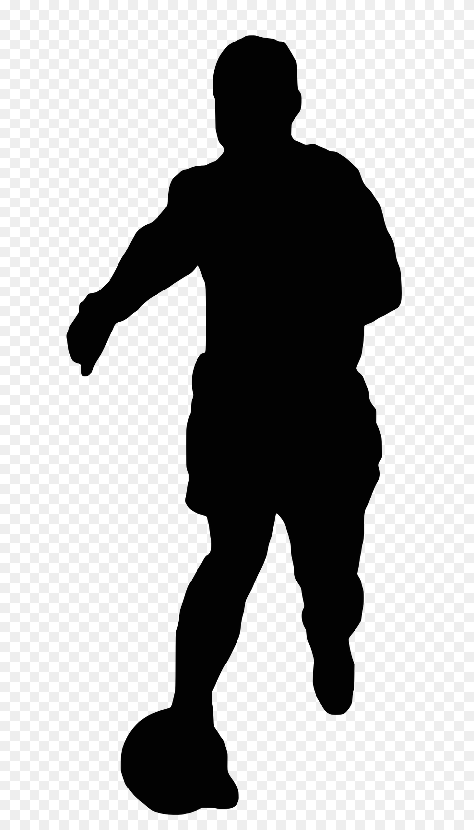 Footballer Silhouette, Person Free Png Download