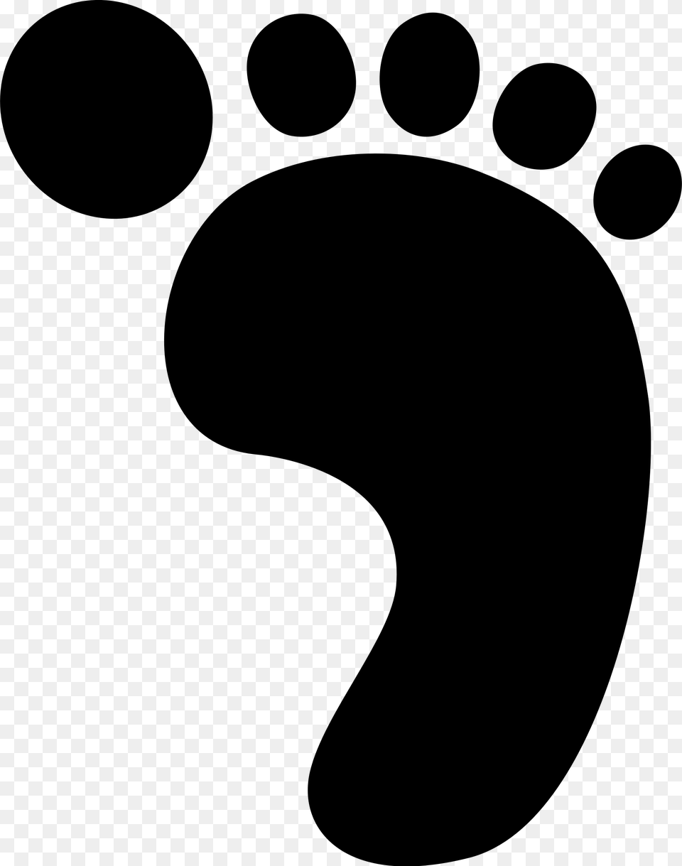 Footprint Clip Art, Gray Png Image