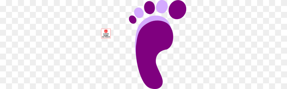Footprint Clipart Purple Free Png Download