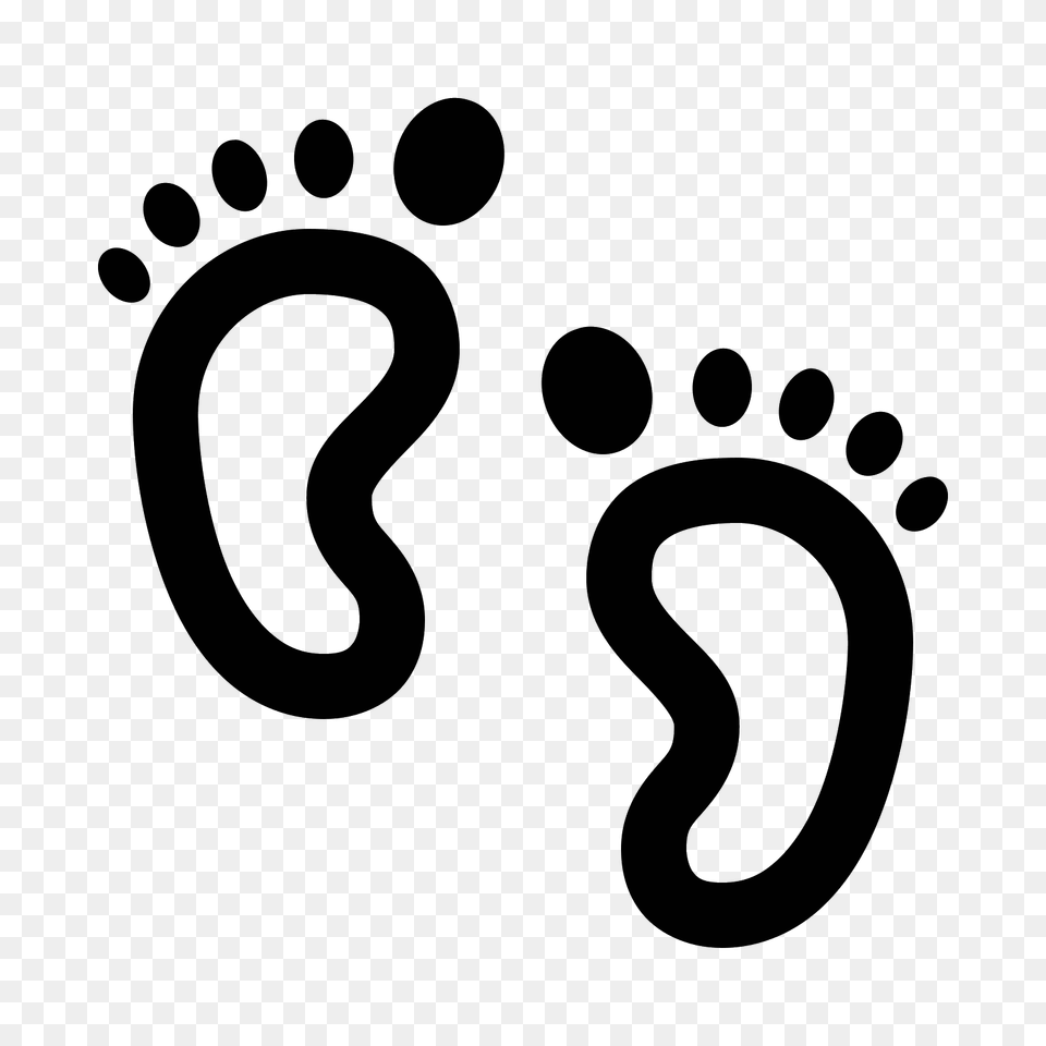 Footprint Computer Icons Infant Clip Art, Gray Png Image