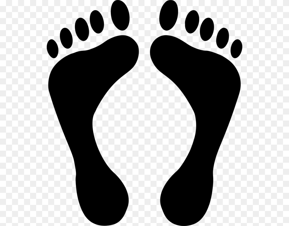 Footprint Computer Icons Toe Share Icon, Gray Png