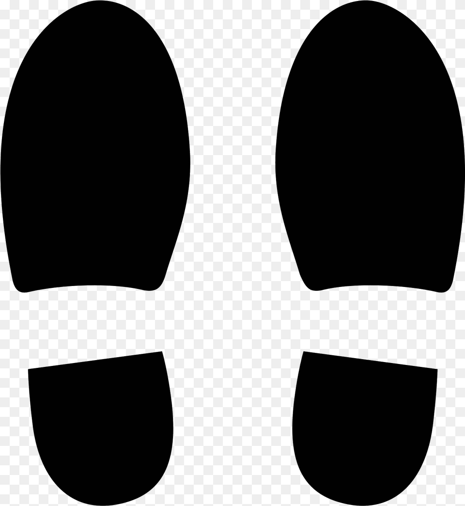 Footprint Icons, Gray Free Png Download