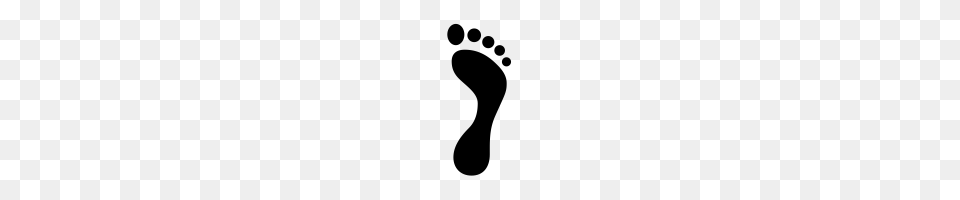 Footprint Icons Noun Project, Gray Free Png Download