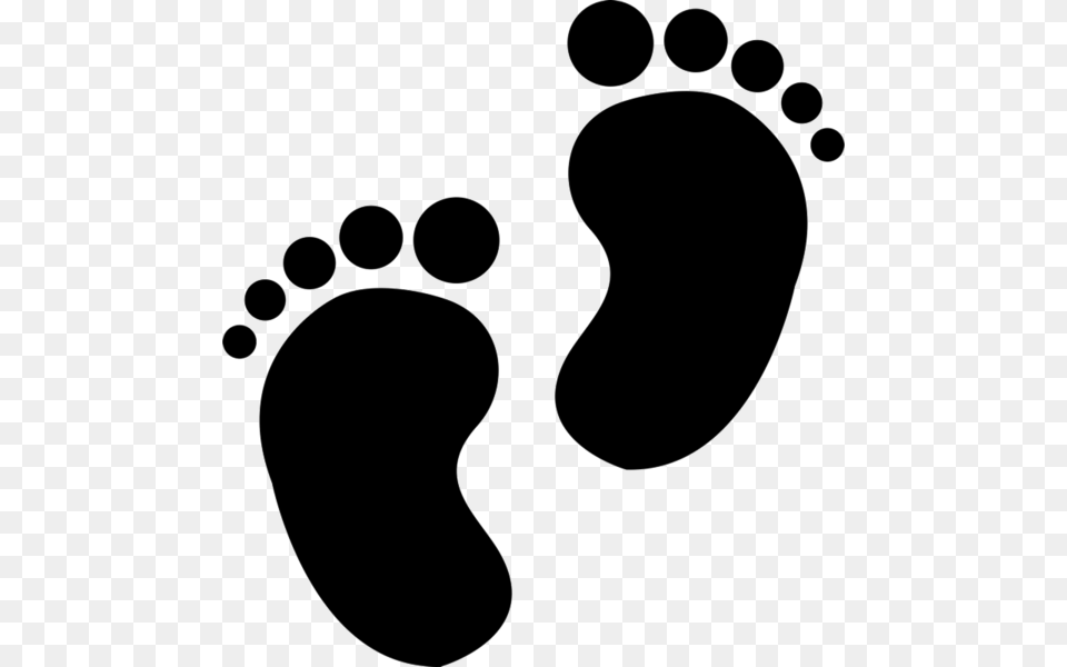 Footprint Infant Child Baby Feet Silhouette, Smoke Pipe Png Image