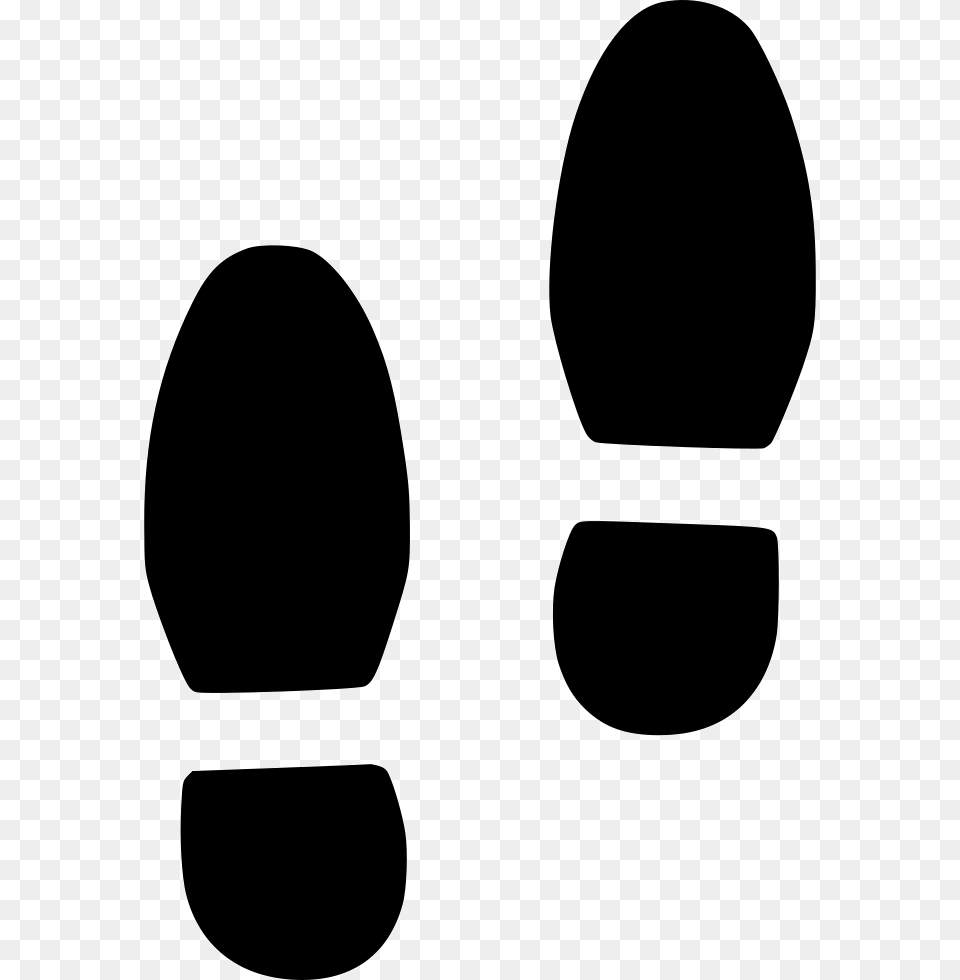 Footprint Steps Steps Icon White, Accessories, Sunglasses, Stencil Free Transparent Png
