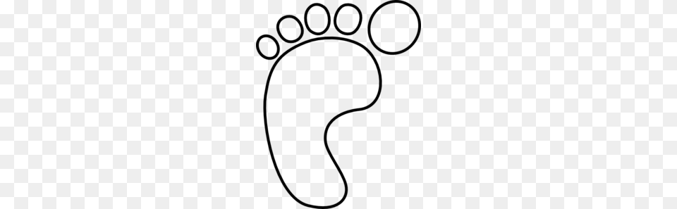 Footprints Clipart Black And White, Gray Png