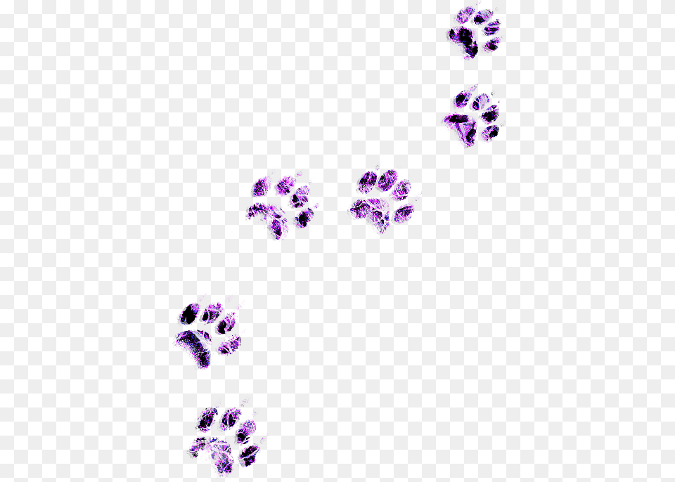 Footprints Freetoedit Floral Design, Pattern, Purple, Footprint Free Png Download