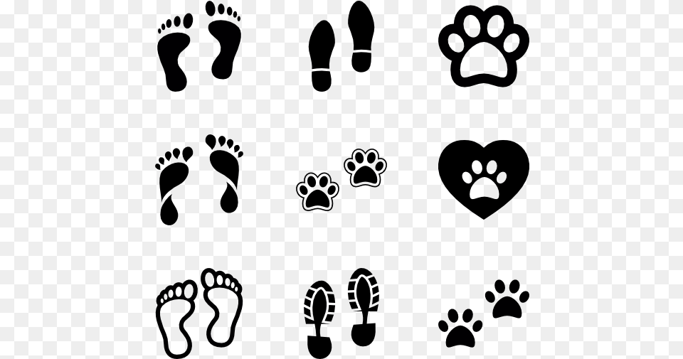 Footprints Huella Icon, Lighting Free Transparent Png