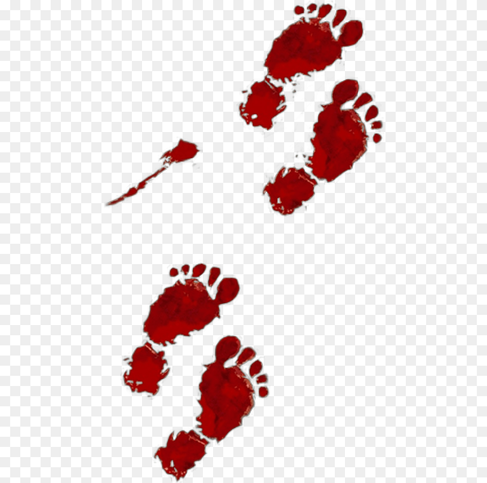 Footprints Sticker By Bloody Footprints Transparent Background, Footprint Png Image