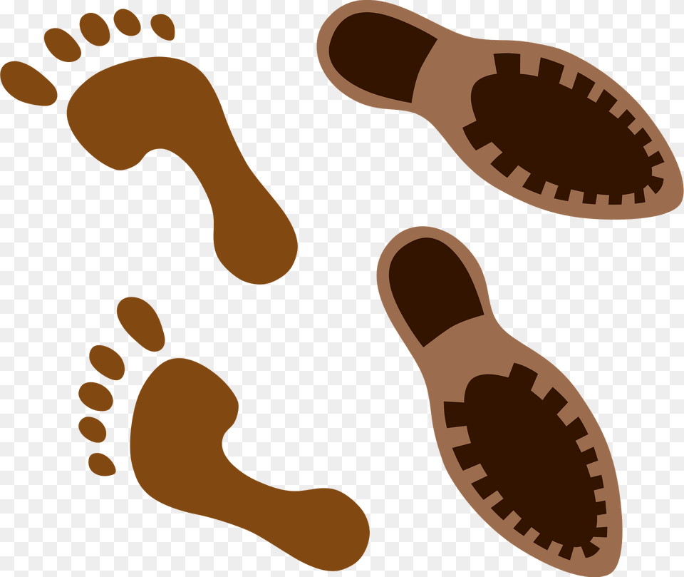 Footsteps Clipart, Brush, Device, Tool, Footprint Png Image