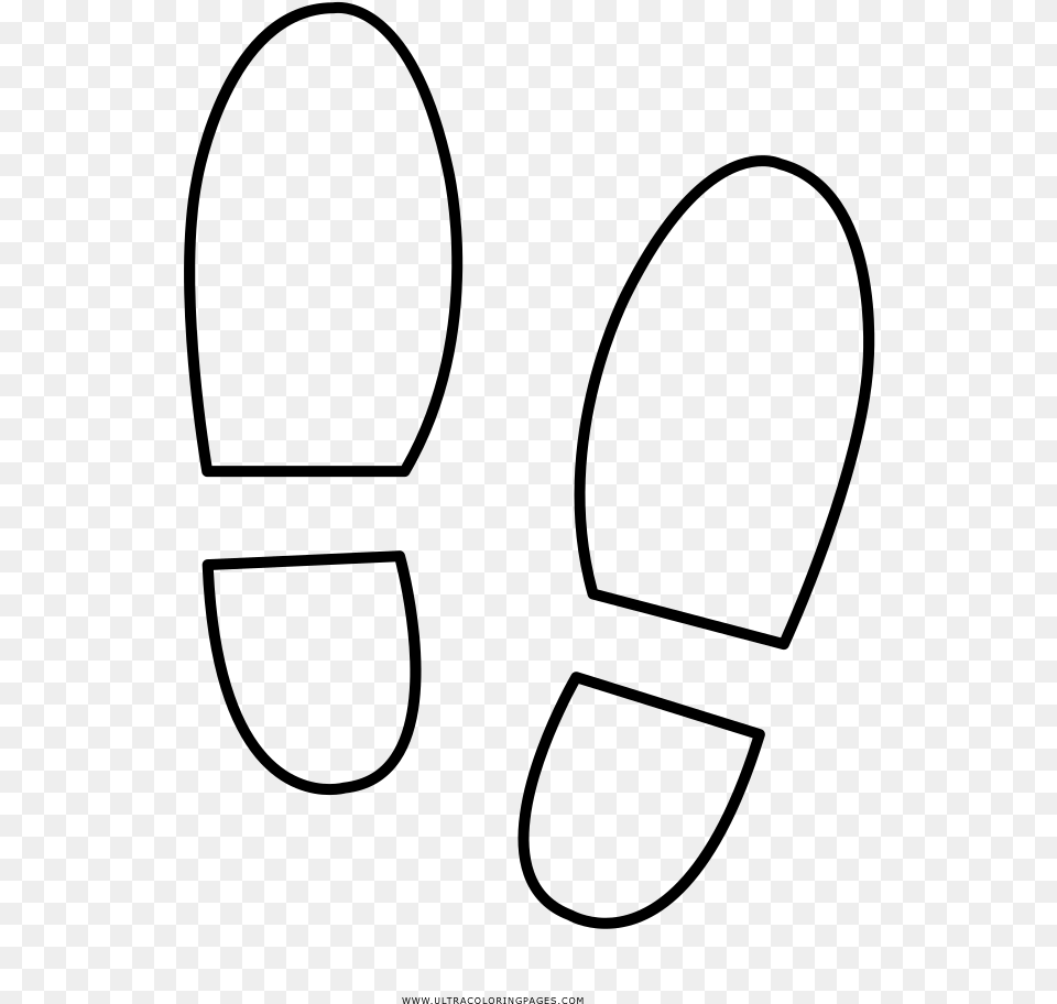 Footsteps Coloring, Gray Png