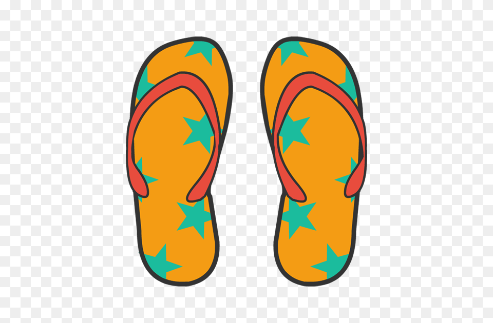 Footwear Cliparts, Clothing, Flip-flop, Person Free Png Download