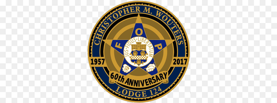 Fop Lodge 124 Policeman39s Ball Anniversary Dinner Emblem, Badge, Logo, Symbol Free Png Download