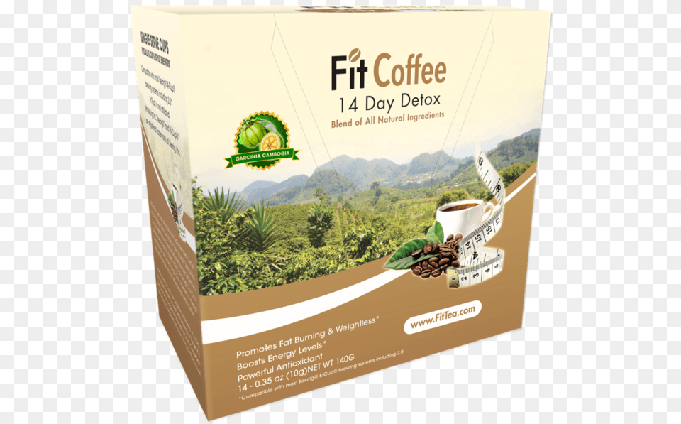 For 14 K Cups Fittea Fit Coffee 14 Day Detox 14 K Cups, Advertisement, Herbal, Herbs, Plant Png
