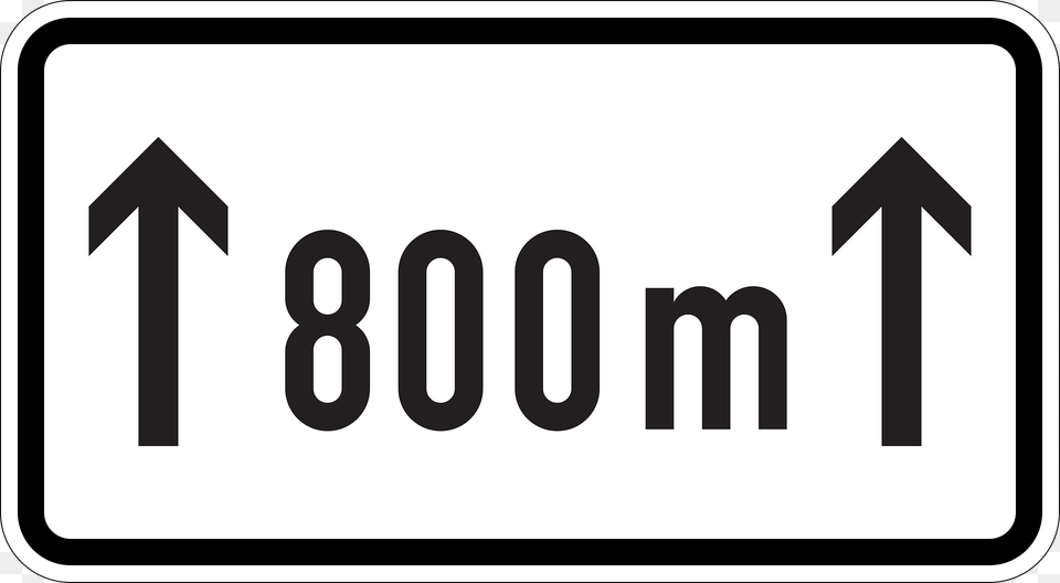 For 800 M Clipart, Sign, Symbol, Road Sign Png