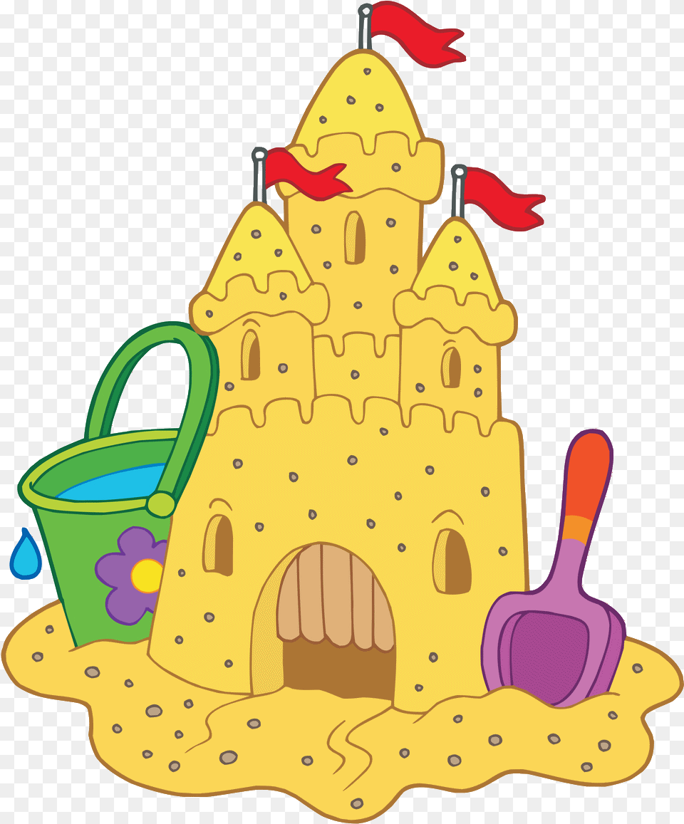 For A Printable Copy Of The Donation Form Cartoon Transparent Background Sand Castle, Outdoors, Nature Png Image