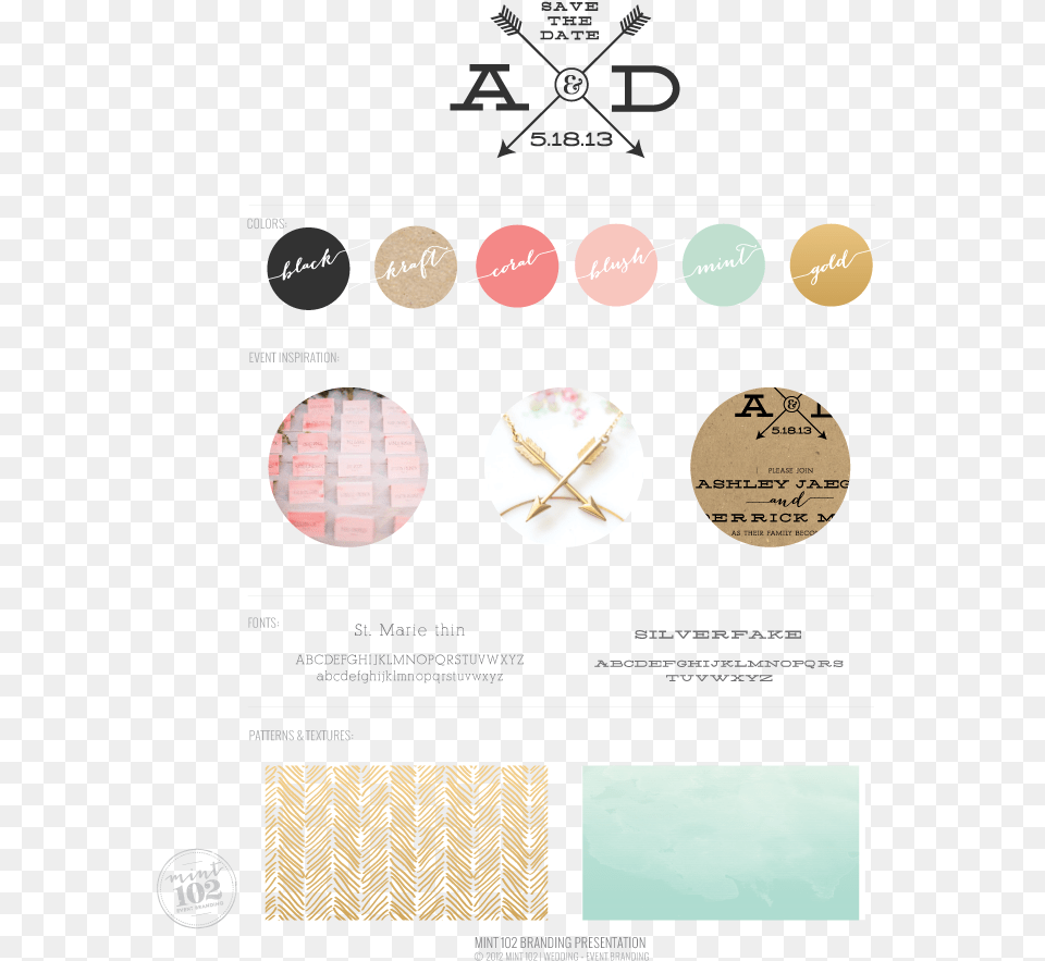For A Wedding But Very Much A Brand Identity Kind Diagram, Advertisement, Poster Free Png Download