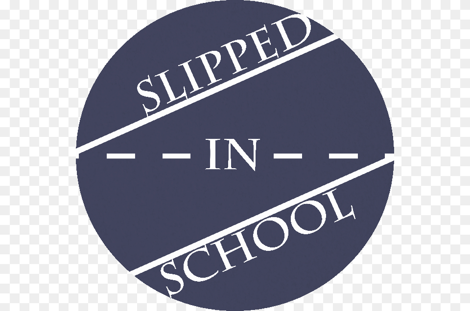 For All That Is Slipped In School Black Circle, Logo, Disk, Sphere Free Transparent Png