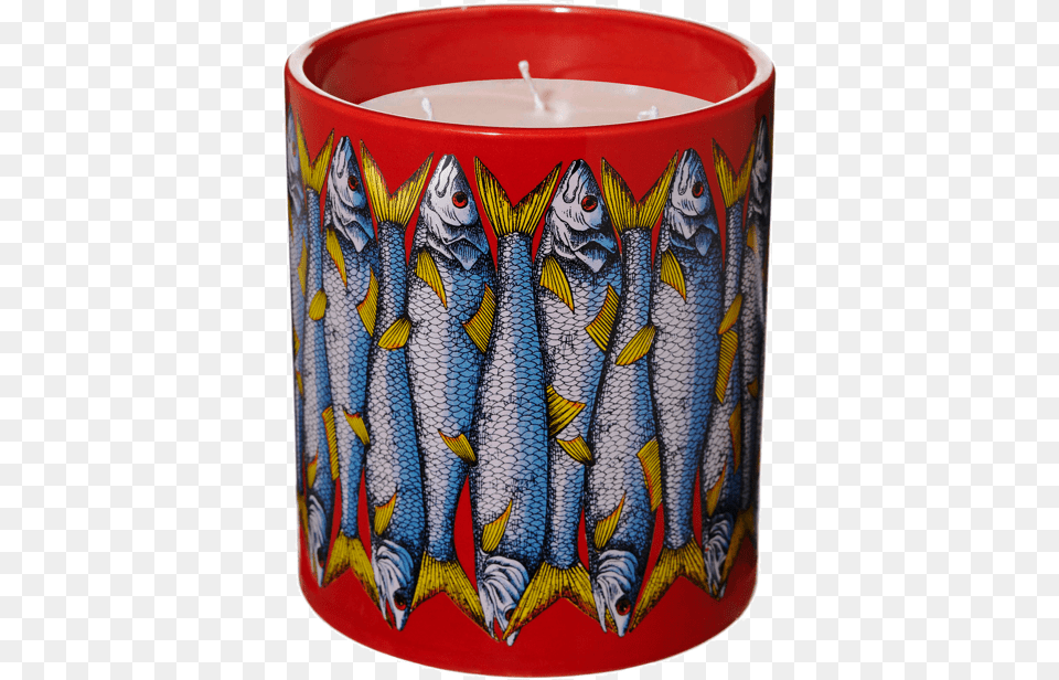For Almost Five Hundred Dollars That Had Better Be Fornasetti 39sardine Rosso Otto39 Large Candle Size, Animal, Fish, Herring, Sea Life Png Image