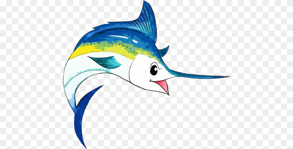 For Beginner Swimmers Who Can Swim Half A Pool Length Transparent Gif Marlin, Animal, Sea Life, Fish, Swordfish Free Png Download