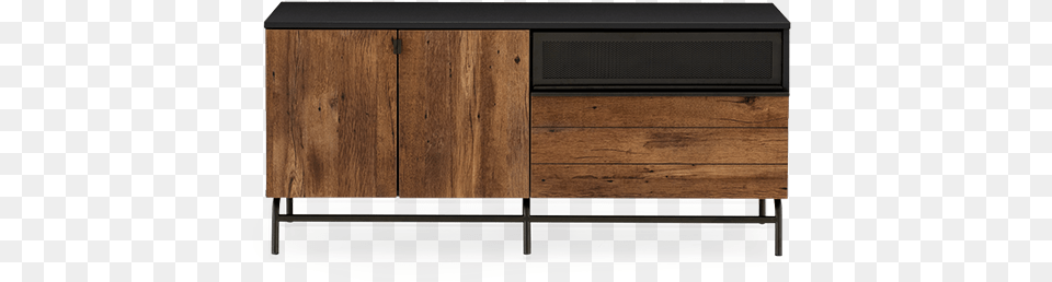 For Brown Black Tv Stand With Metal Feet From Brault And Martineau Department Store, Cabinet, Closet, Cupboard, Furniture Png