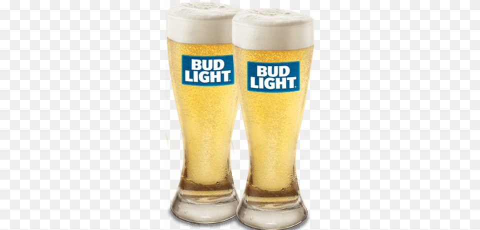 For Budweiser Or Bud Light Tall Drafts Offer Tall Bud Light Glass, Alcohol, Beer, Beer Glass, Beverage Free Transparent Png