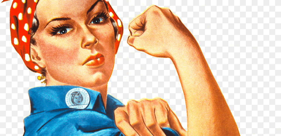 For Businesses That Need A Little Help To Find The Ibew Rosie The Riveter, Adult, Body Part, Female, Hand Png