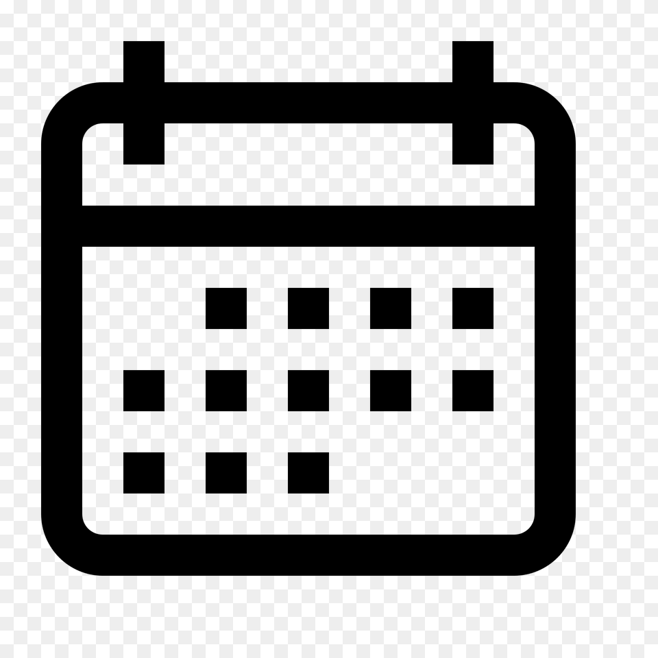 For Calendar Transparent For Calendar, Gray Png Image