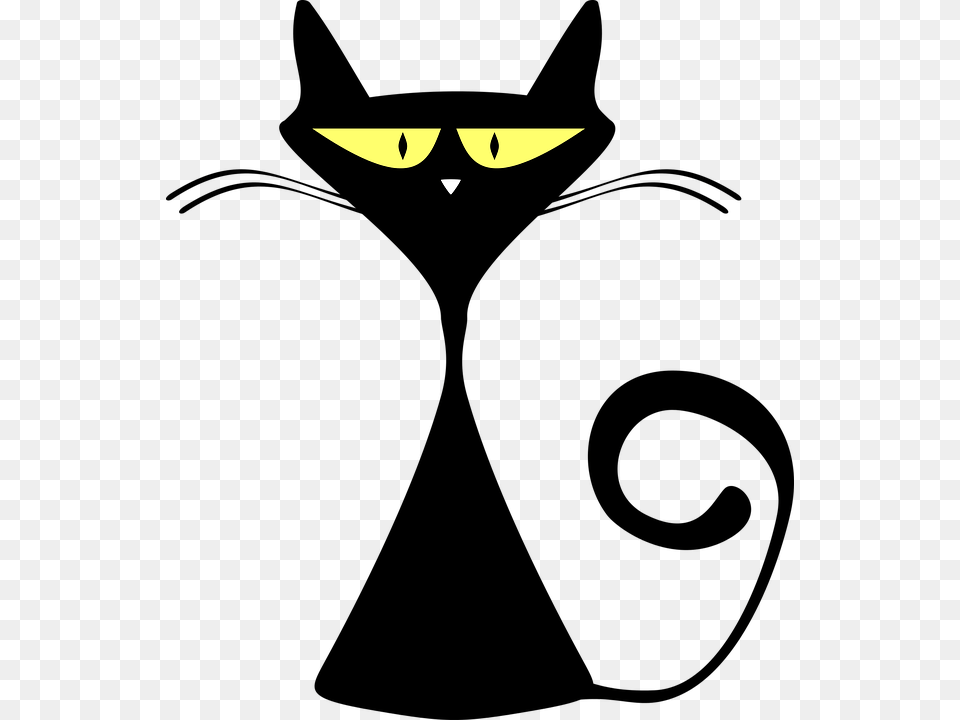 For Cats Black Cat Silhouette Silhouette Clip Art Black Cat Funny Cartoon, Logo, Symbol, Batman Logo Png Image