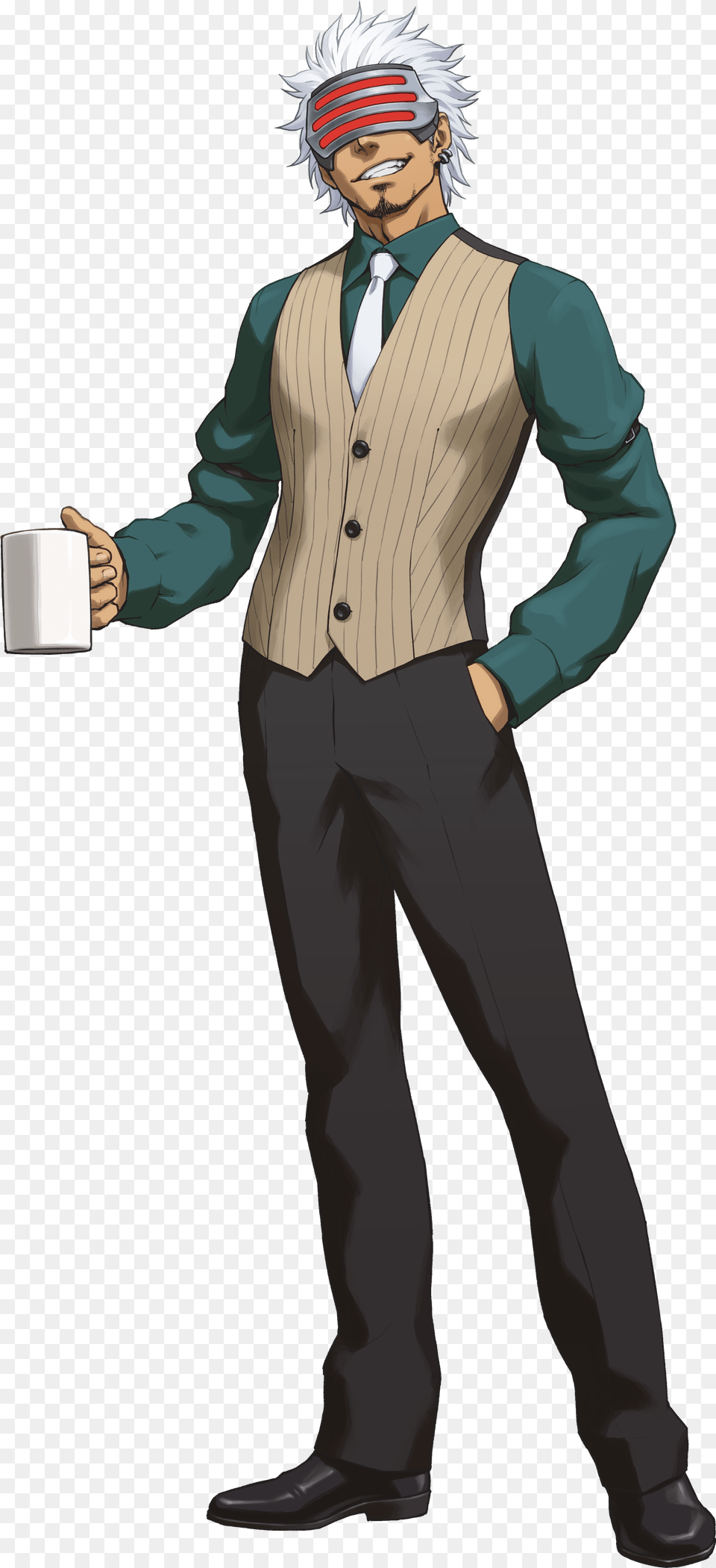 For Christmas You Guys Are Getting A Phoenix Wright Smash Godot Ace Attorney Design, Vest, Suit, Clothing, Formal Wear Png