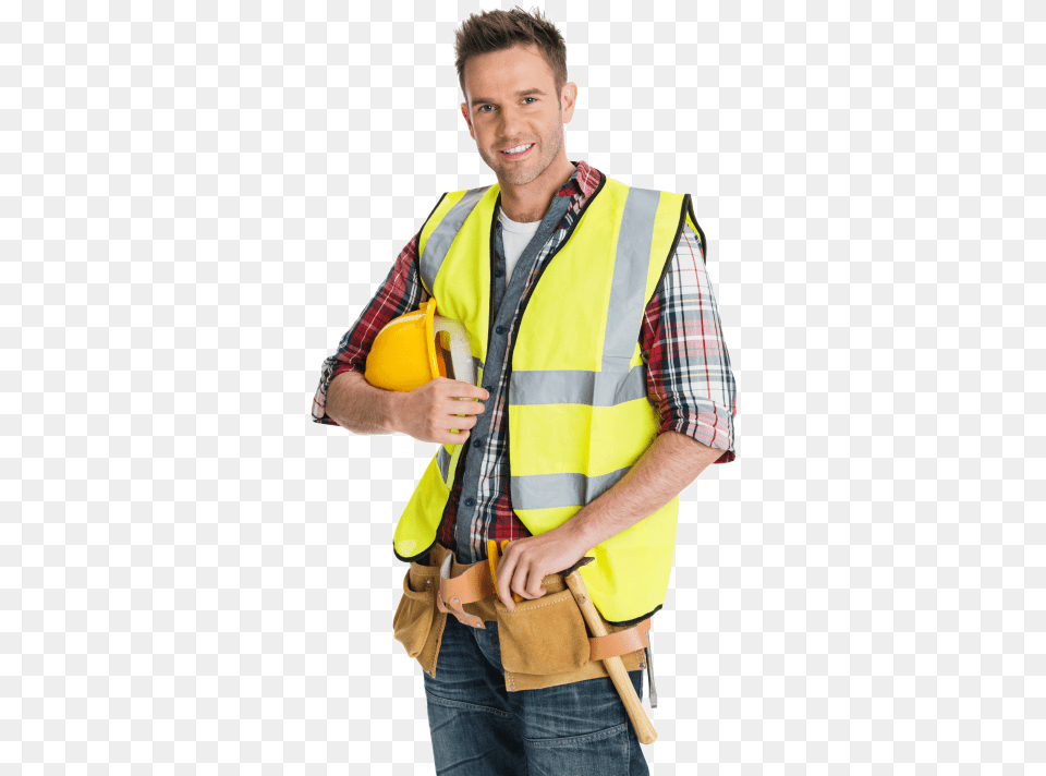 For Contractors And Sub Contractors Civil Contractor, Worker, Vest, Clothing, Hardhat Free Transparent Png