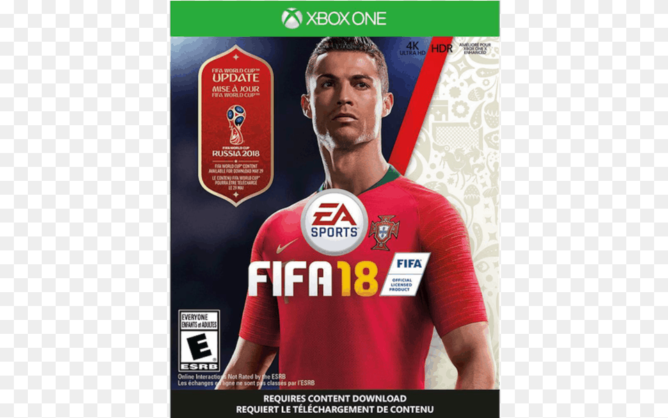 For Ea Sports Fifa Fifa 18 Xbox One, Advertisement, Poster, Adult, Male Png