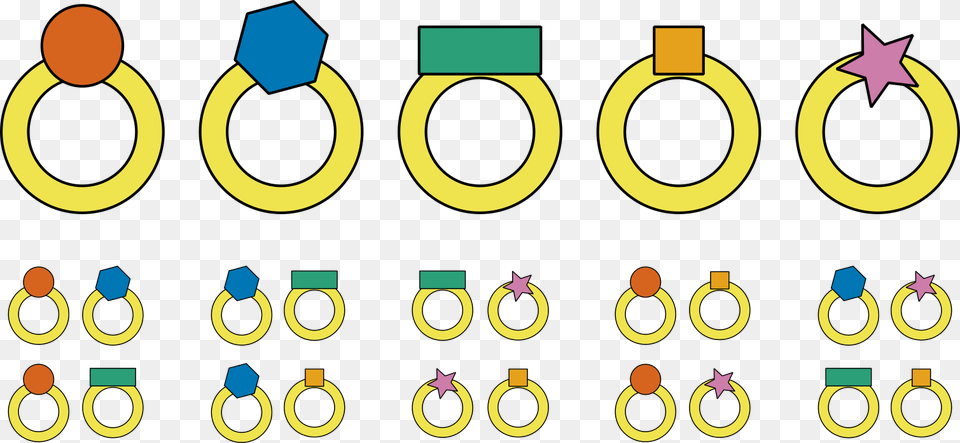 For Example If I Have 5 Gold Rings And I Want To Circle, Text, Number, Symbol, Dynamite Free Png
