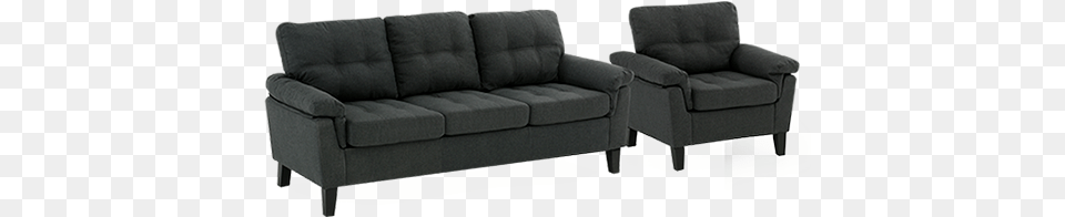 For Fabric Sofa And Armchair Set Couch, Furniture, Chair Free Png