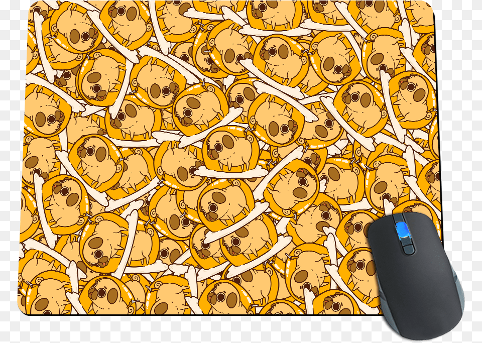 For Fans By Fansegg Puglie Pile Mousepad Mouse, Mat, Computer Hardware, Electronics, Hardware Free Png Download