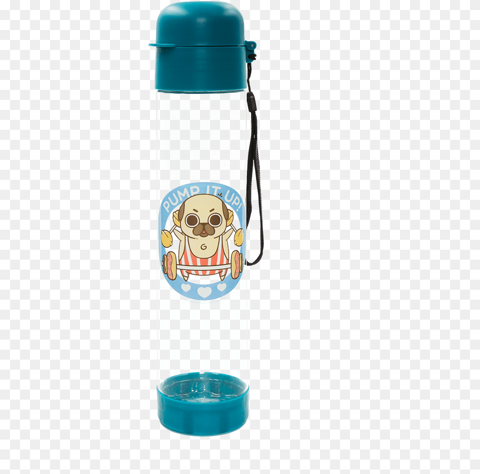 For Fans By Fanspuglie Pump It Up Water Bottle Lid, Water Bottle, Face, Head, Person Free Png