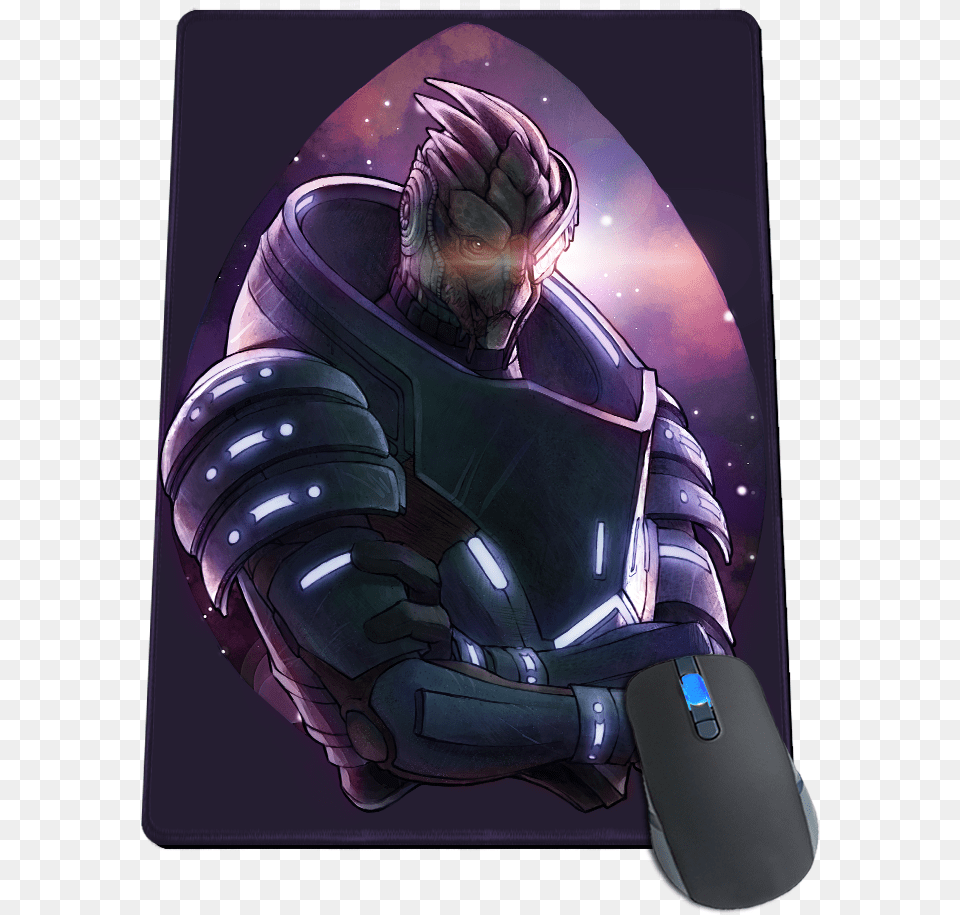 For Fans By Fansthe Archangel Mousepad Garrus Vakarian, Electronics, Hardware, Head, Person Free Png Download