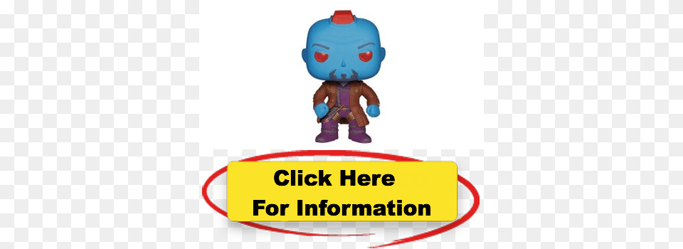 For Funko 5175 Pop Marvel Guardians Of The Galaxy Series Funko Pop Marvel Guardians Of The Galaxy Yondu, Plush, Toy, Baby, Person Png