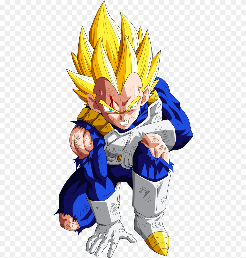 For Goku He Actually Doesn39t Look Too Bad Vegeta Super Saiyan Hair, Book, Comics, Publication, Anime Free Transparent Png