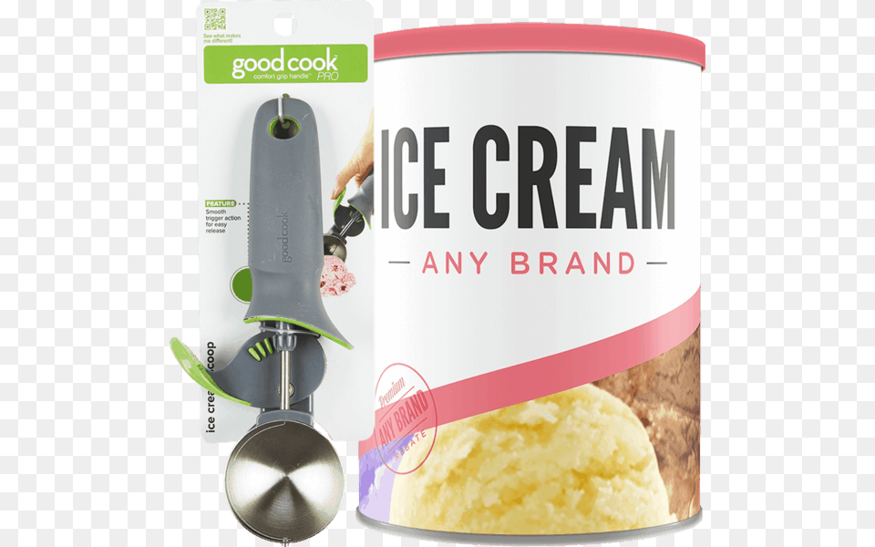 For Goodcook Pro Ice Cream Scoop Amp Any Brand Ice Gelato, Cutlery, Can, Tin Png Image