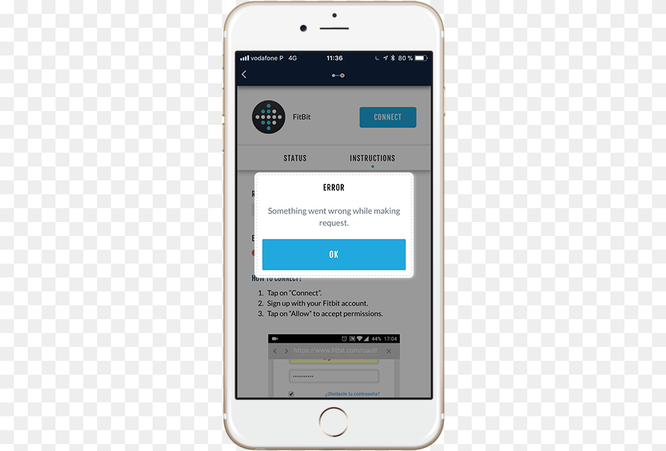 For Iphone Users If This Happens Connect Our Fitbit Iphone, Electronics, Mobile Phone, Phone, Text Free Transparent Png
