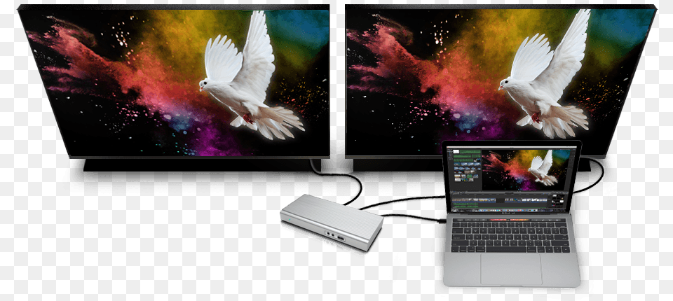 For Mac Customers Looking To Use Dual Monitors With Macbook Pro 2017 Dual Monitor, Computer, Pc, Electronics, Laptop Png