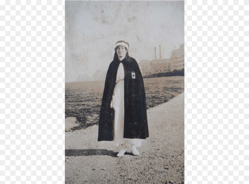 For Nurses From Dieppe And The Nurses Are Ready To Infirmiere D Apres Guerre Tenue, Cape, Clothing, Coat, Fashion Png Image