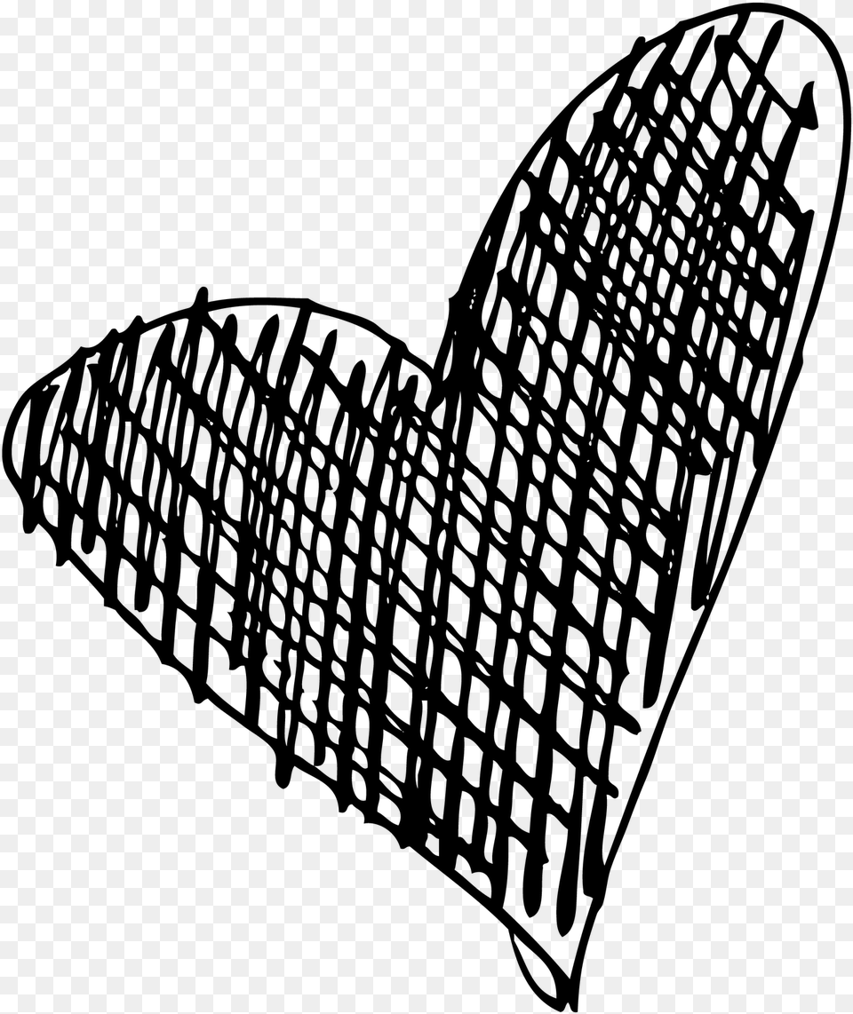 For On Mbtskoudsalg Scribble Heart, Gray Png Image