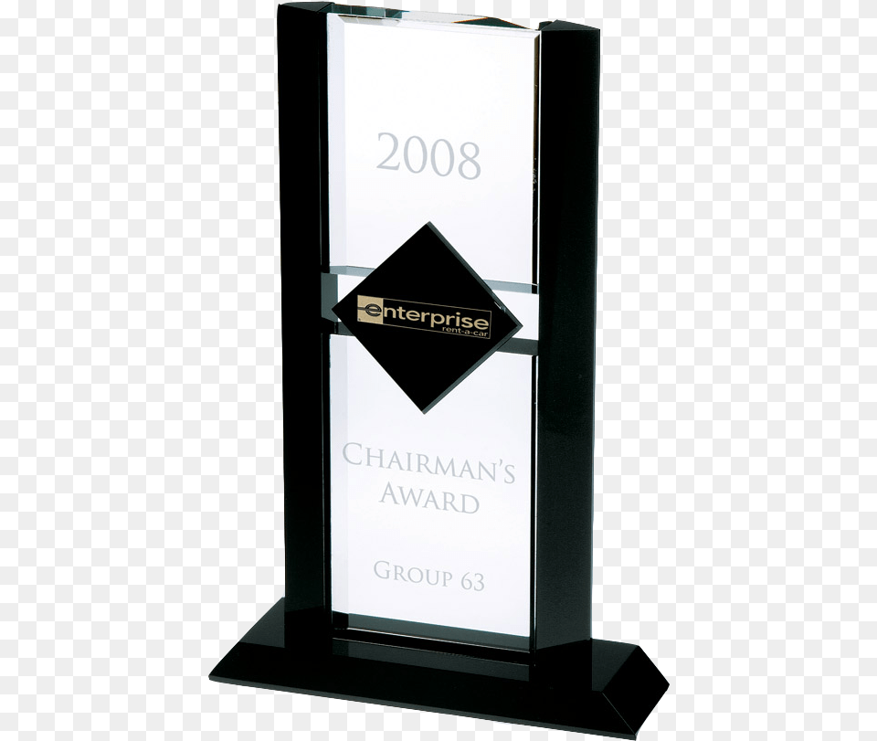 For Or Work Directly With Our Custom Trophy Design Flair Ebony Diamond Optical Crystal Award, Bottle Free Transparent Png